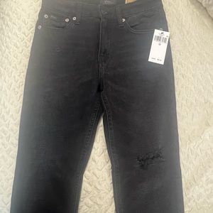 Black - distressed knee - size 12 - Polo Ralph Lauren girls jeans